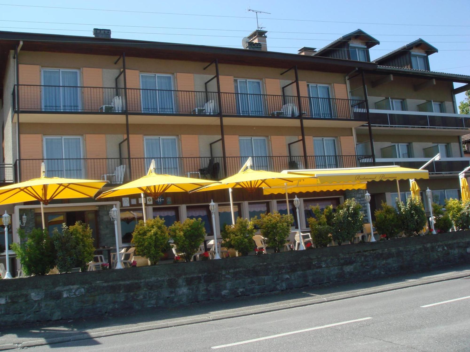 Hotel Restaurant Le Panorama Neuvecelle Exterior foto